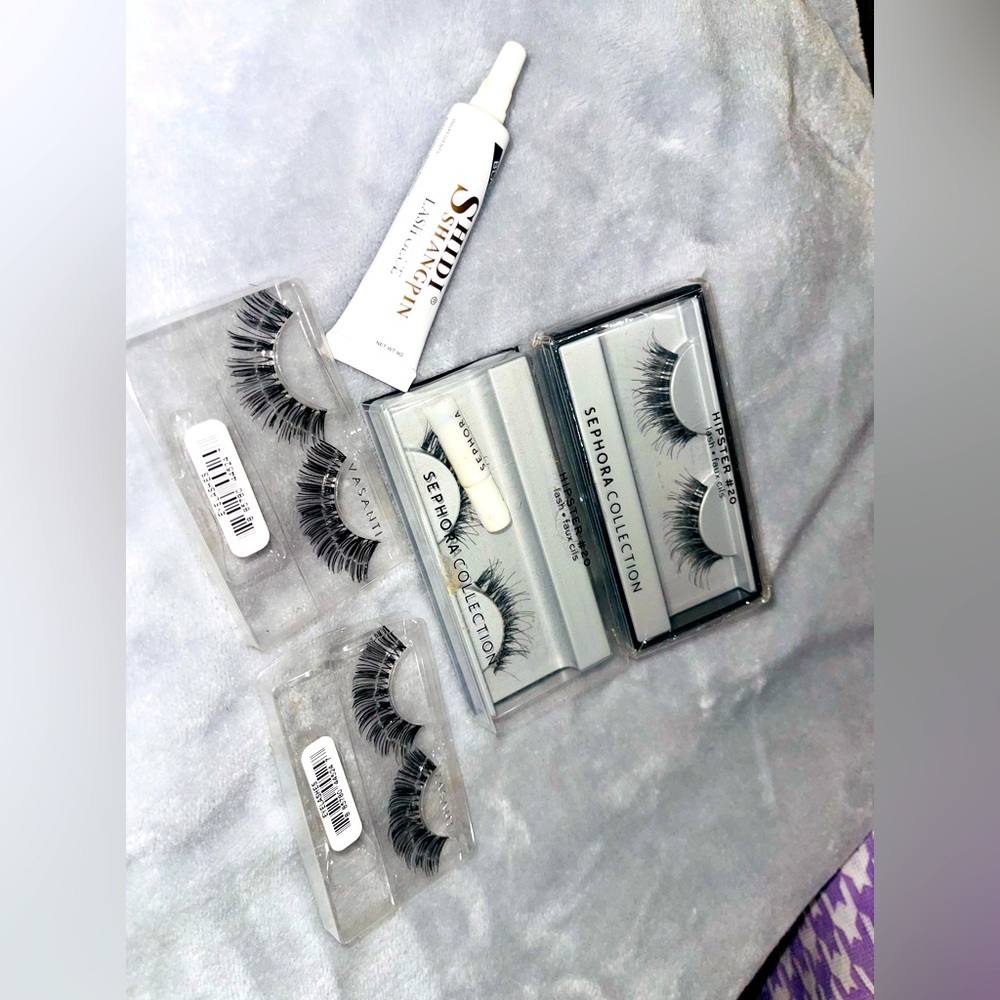 Eyelash set from Sephora and Anastasia Beverly Hills (enjoy eyebrow)Bromade